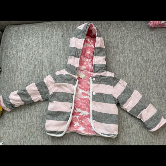 Reversible Burts Bees jacket. Size 3-6 - Picture 5 of 5